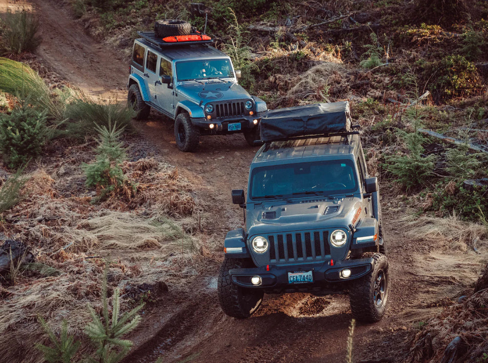 RibCage JL 4Dr Custom Rooftop Track System with Internal Supports 8001052