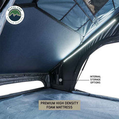 XD Lhotse 2 Person Clam Shell Aluminum Hard Shell Roof Top Tent, Blue Body & Black Rainfly