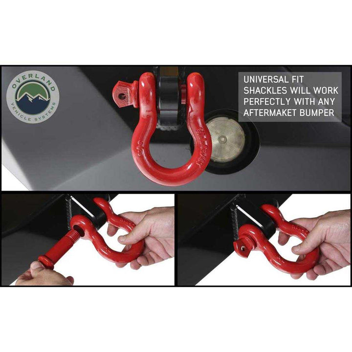 Recovery Shackle 3/4" 4.75 Ton Red - 19019904