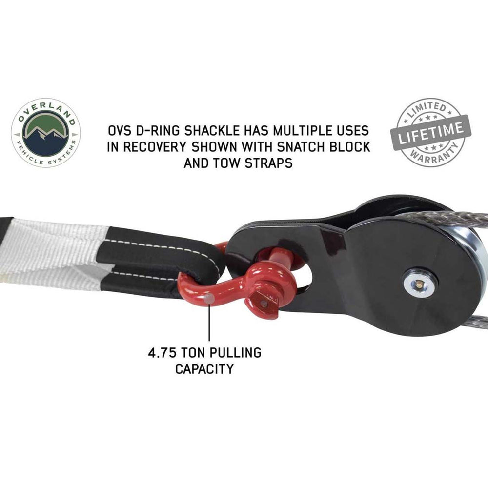 Recovery Shackle 3/4" 4.75 Ton Red - 19019904