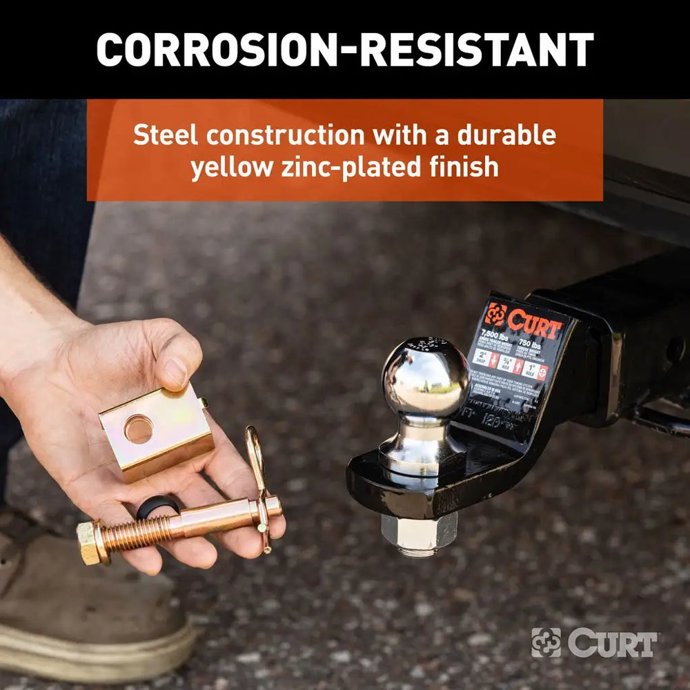 Anti-Rattle Hitch Pin and Shim (Fits 2" Receiver with 5/8" Hole) #22323