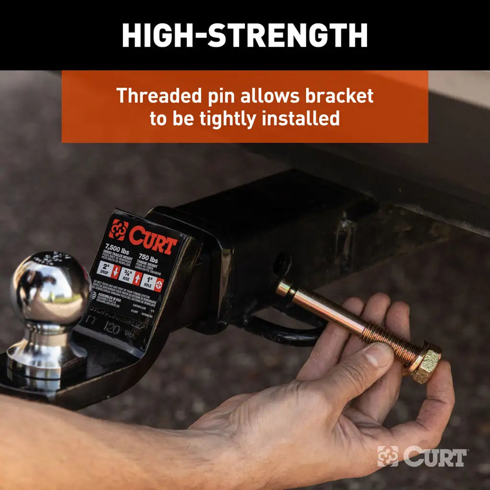 Anti-Rattle Hitch Pin and Shim (Fits 2" Receiver with 5/8" Hole) #22323