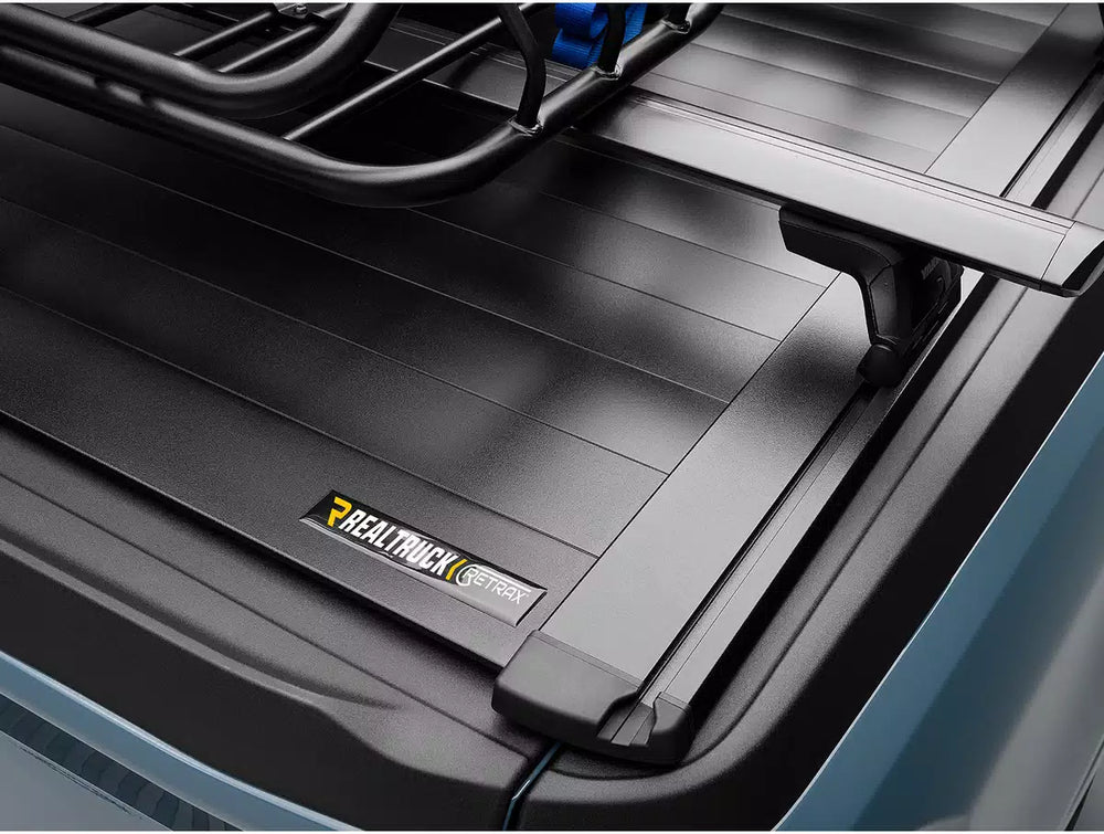 RealTruck Retrax PRO XR Manual Retractable Tonneau Cover w/ T-Slot Rails T-80461 Select Chevy 1500 with a 5'8" bed