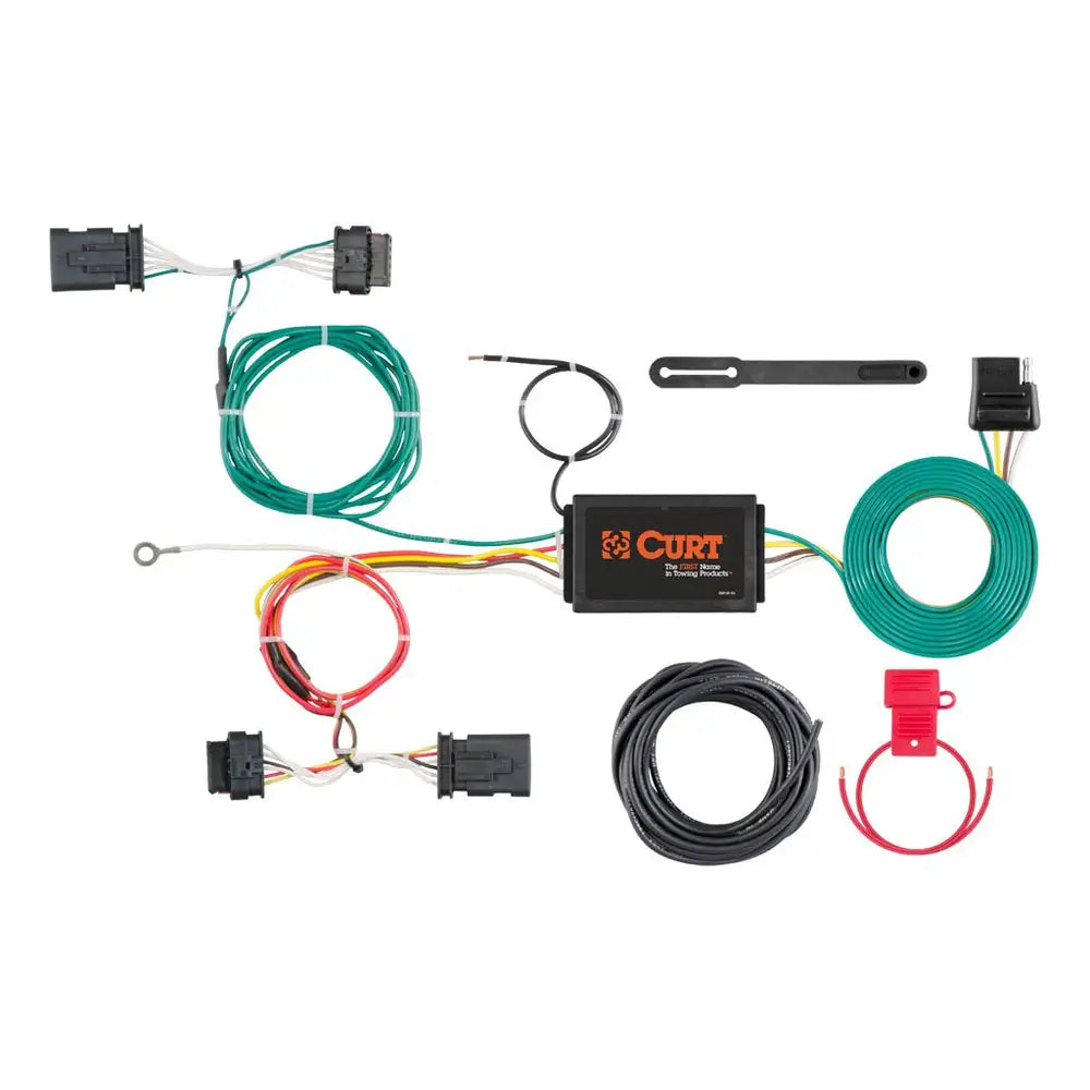 CUSTOM WIRING HARNESS, 4-WAY FLAT OUTPUT, SELECT FIAT 500X - 56308