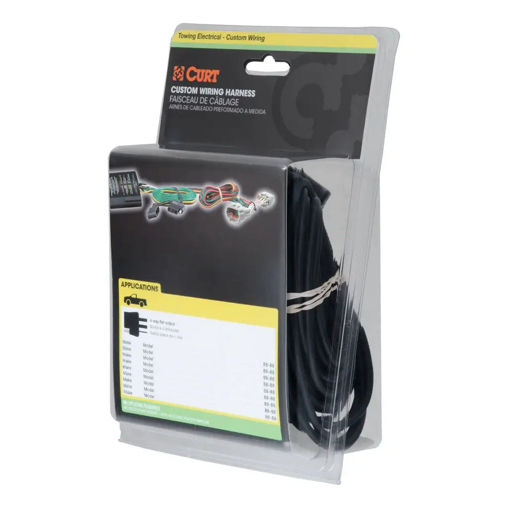 Custom Wiring Harness, 4-Way Flat Output, Select Ram ProMaster 1500, 2500, 3500 #56478