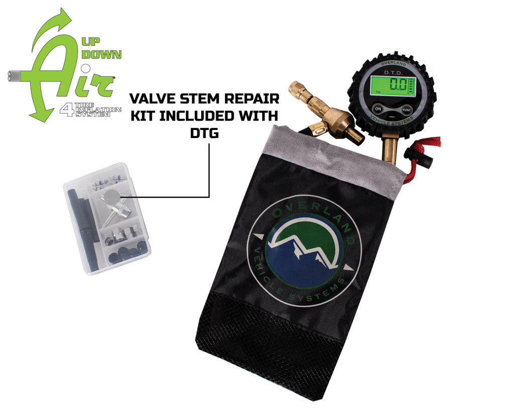 Digital Tire Deflator with Valve Kit & Storage Bag Universal - 12020001