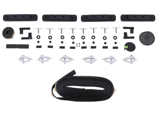 TS Rails Only for TruXedo Elevate Rack System - Full Size - Short Bed - 72" - Aluminum