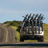 Thule ReVert 6-bike vertical hitch bike rack  9026500