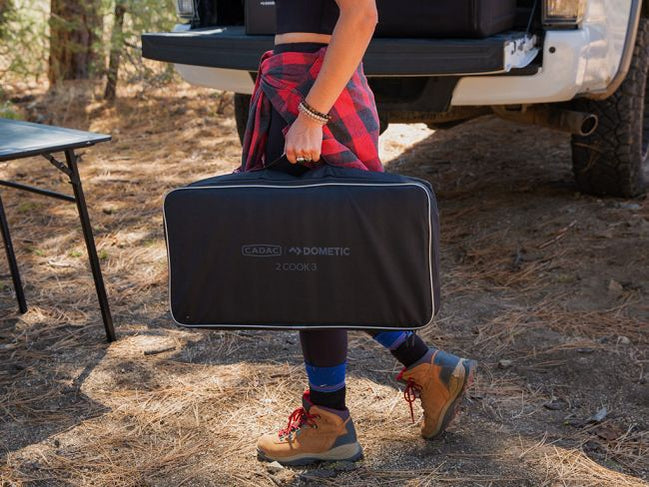 2 COOK 3 PRO DELUXE/ PORTABLE 3 PIECE/ GAS BARBEQUE/ CAMP COOKER -  KITC180