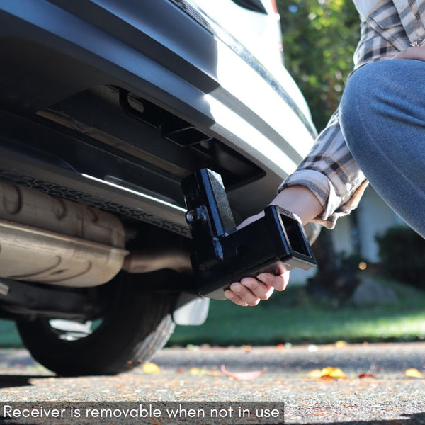 Tesla Model S — 2021 - 2026 — Stainless Steel EcoHitch® Trailer Hitch X7450S