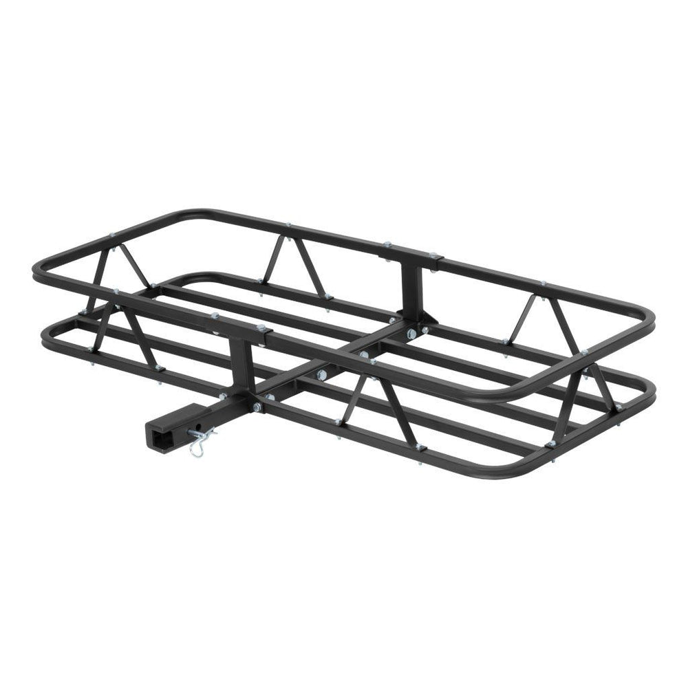 48" X 20" BLACK STEEL BASKET CARGO CARRIER (1-1/4", 2" ADAPTER, 500 LBS.) #18145