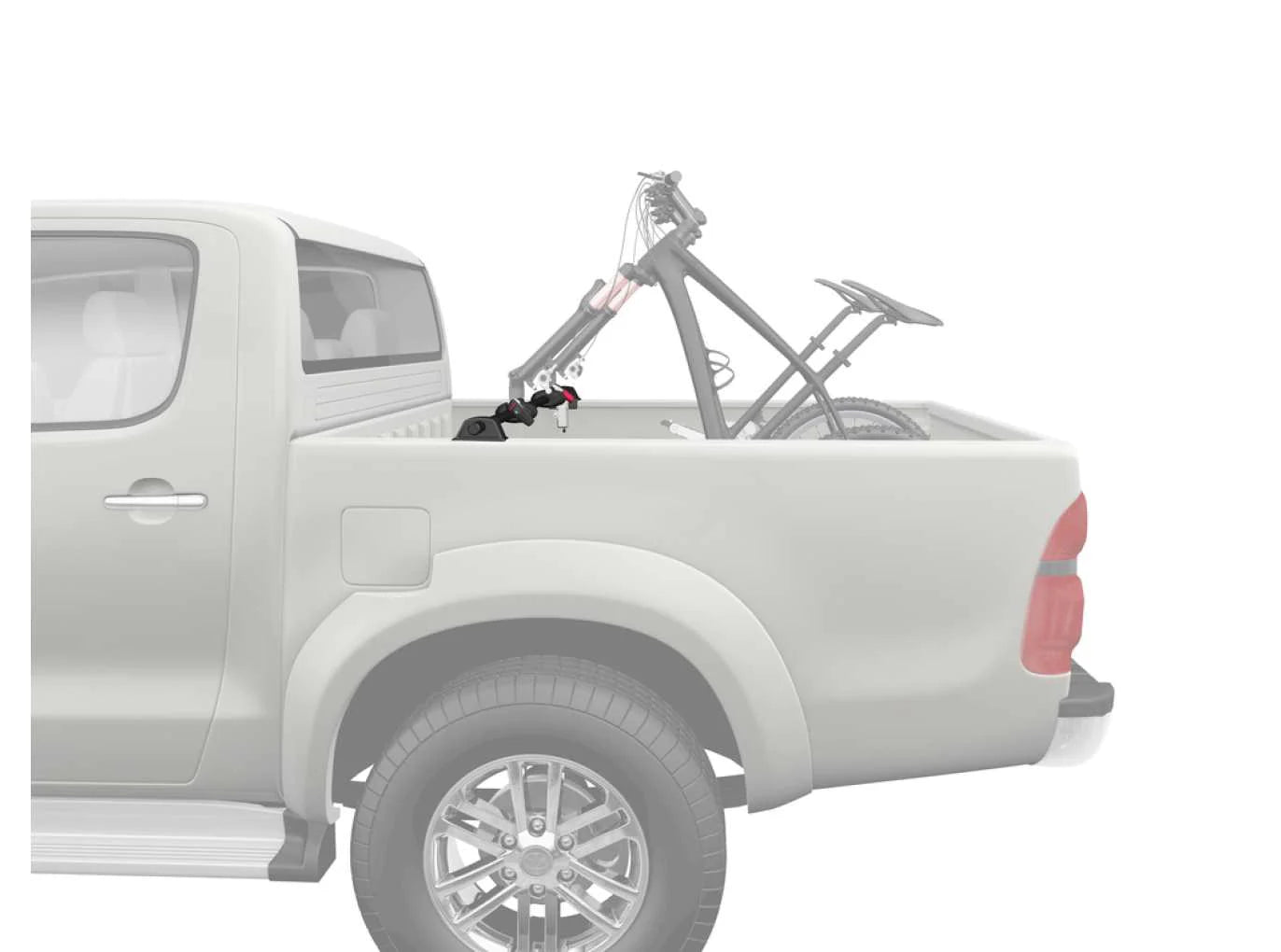 BikerBar Tool-Free Truck Bed Bike Mount