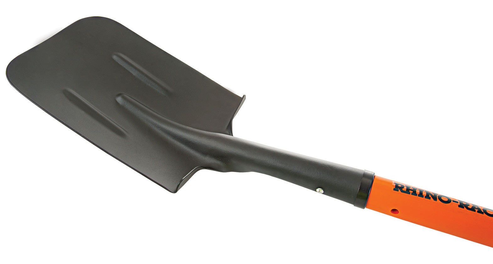 SHOVEL ST/STEEL ORANGE HANDLE GREY GRIP - 43123