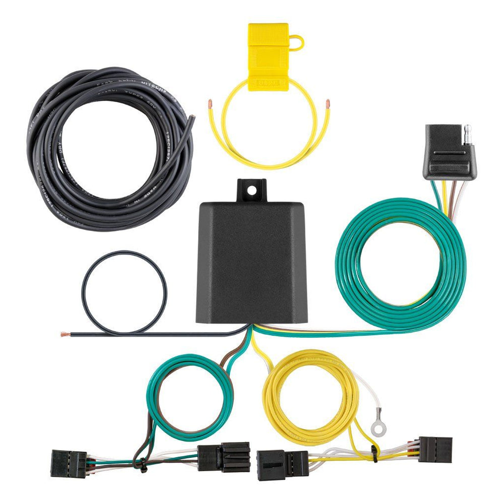 CUSTOM WIRING HARNESS, 4-WAY FLAT OUTPUT, SELECT VOLKSWAGEN TIGUAN - 56422