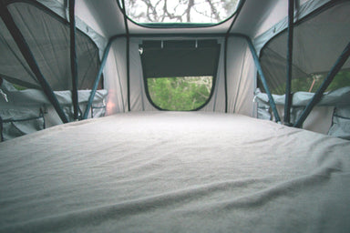 Rooftop tent sheet in waterproof terrycloth designed for the Vagabond Rooftop Tent