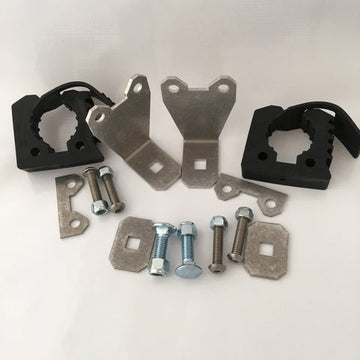 Aluminum Mount with Quickfist Clamps 2 15/16” Standoff - KB-SHLACC-AMQC2-KBT102