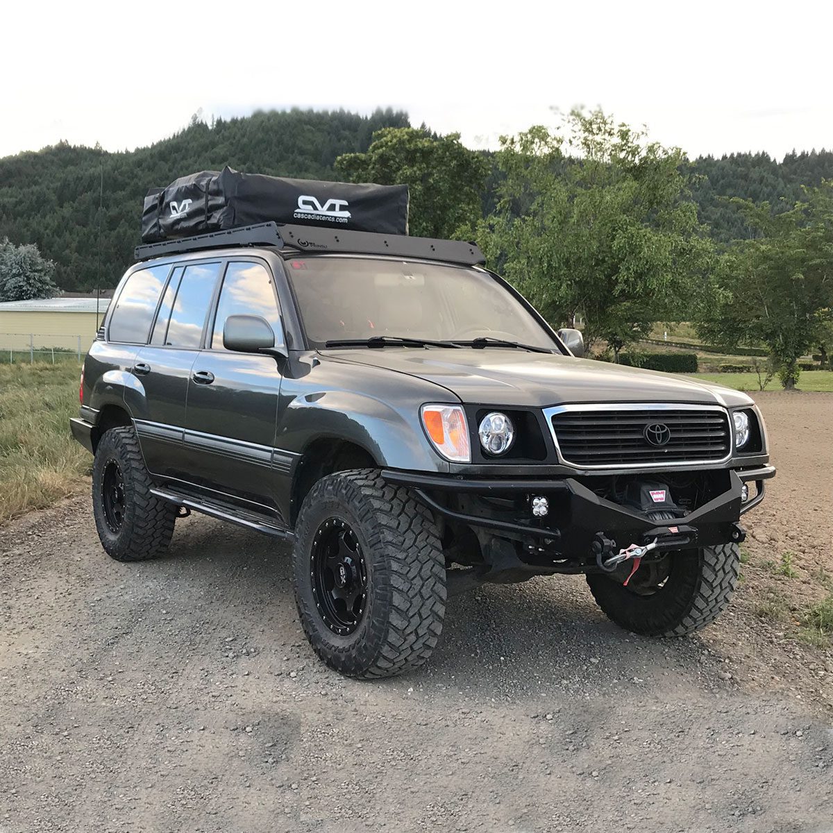 Land Cruiser With Roo Rack Toyota Land Cruiser 100 Series Roof Rack | 1998-2007 — Rackstarz ...