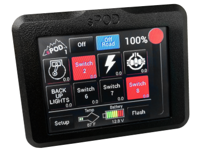 ADD-ON TOUCHSCREEN FOR 8 CIRCUIT SYSTEMS SPOD