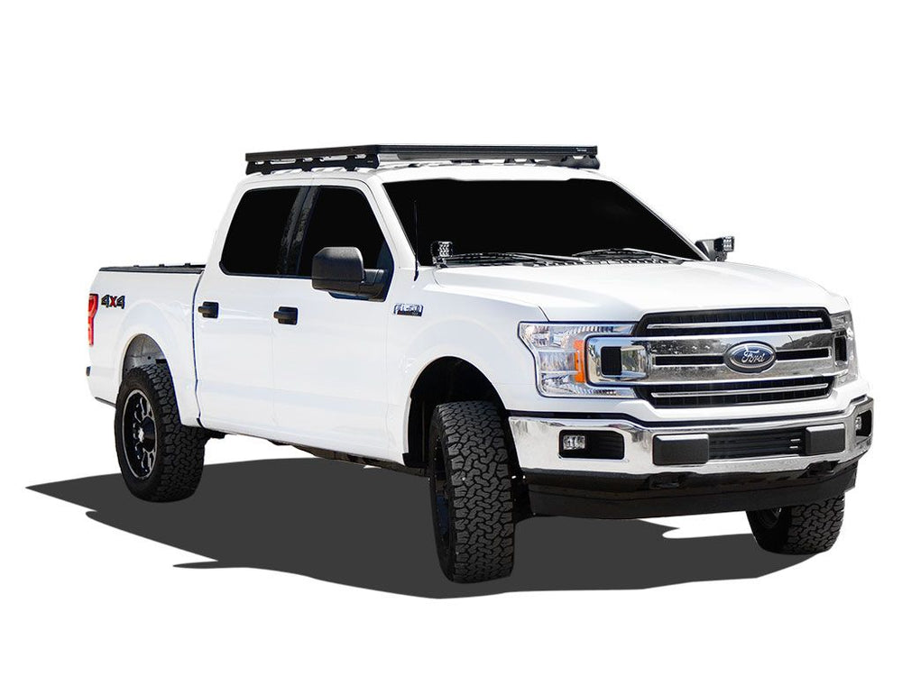 Ford F150 Crew Cab (2009-Current) Slimline II Roof Rack Kit / Low Profile - KRFF011T