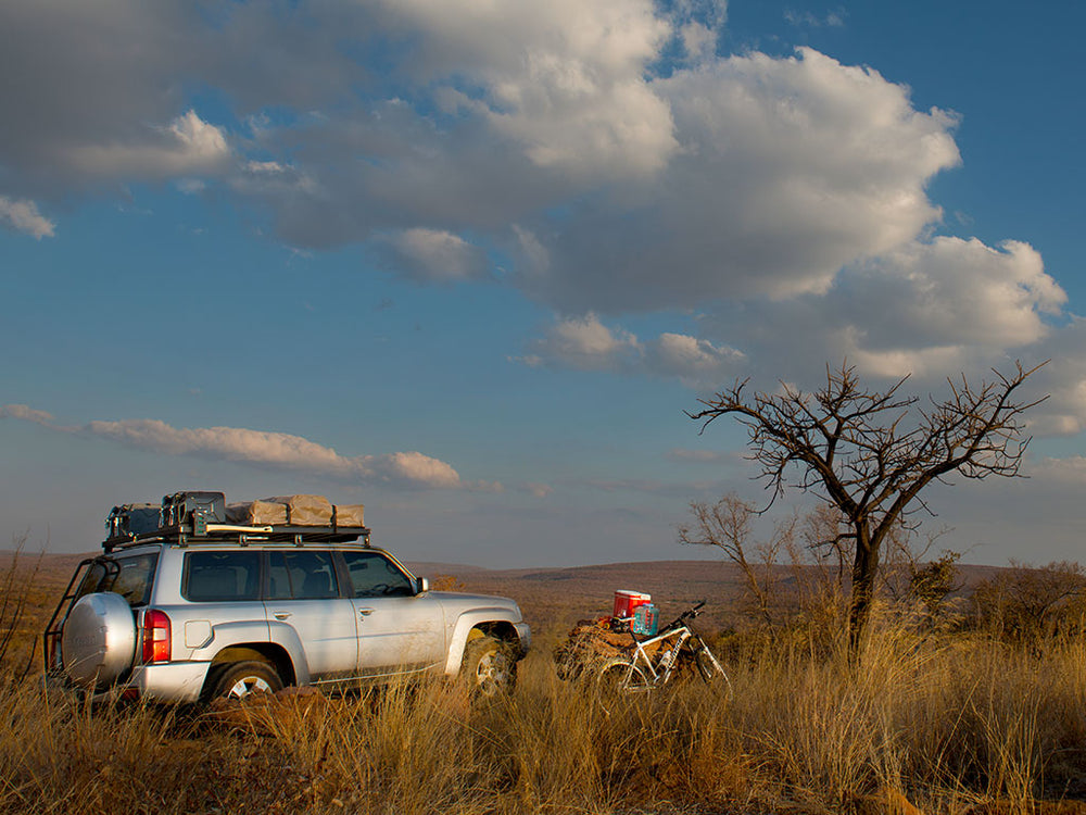 Nissan Patrol Y61 Slimline II Roof Rack Kit - KRNP004L