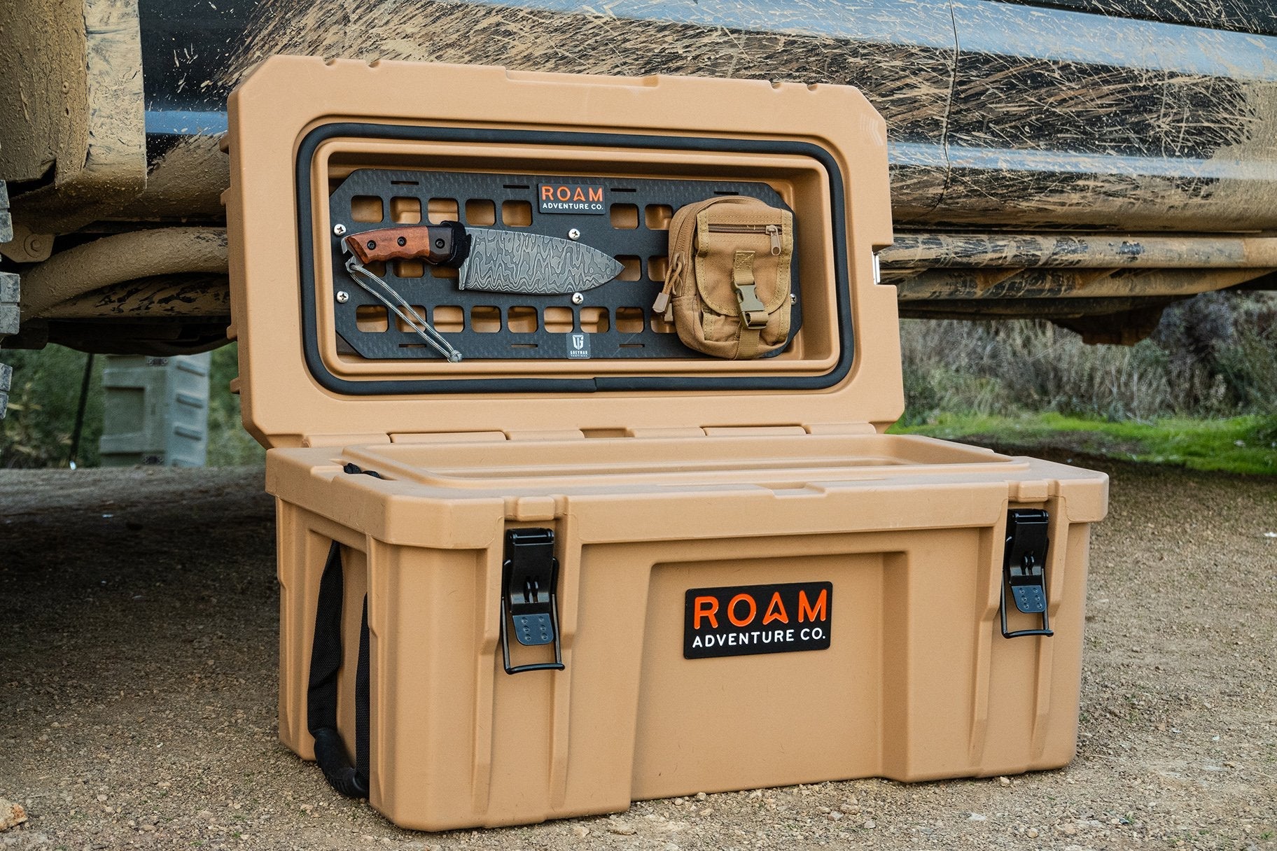 160L Rugged Case Molle Panel - ROAM-MOLLE-160L