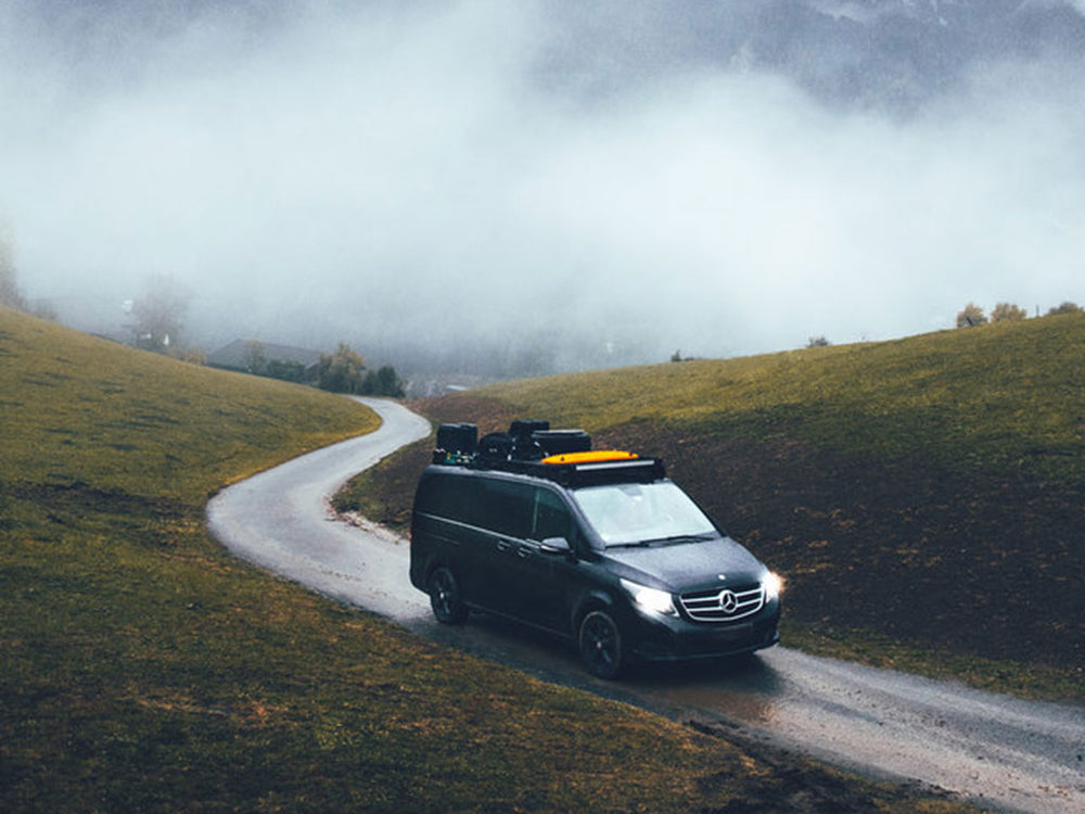 Mercedes Benz V-Class L1 (2014-Current) Slimline II Roof Rack Kit - KRMV012T