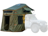Vagabond XL Rooftop Tent with Annex Room shown on a Jeep Rubicon
