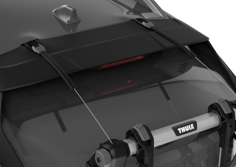 Thule OutWay 2-bike hanging trunk bike rack black/aluminium - 994005