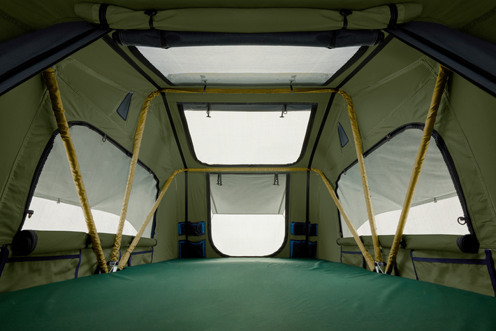 Thule Tepui Ruggedized Autana 3-person roof top tent olive green-901451