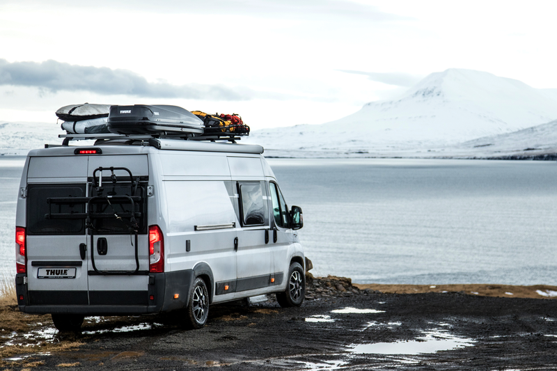 Thule Elite Van XT van bike rack for Fiat Ducato Citro n Jumper Peugeot Boxer Ram Pro Master black 302013