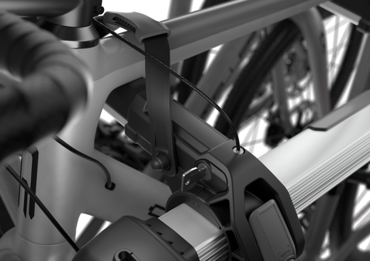 Thule OutWay  3-bike hanging trunk bike rack black/aluminium - 995005